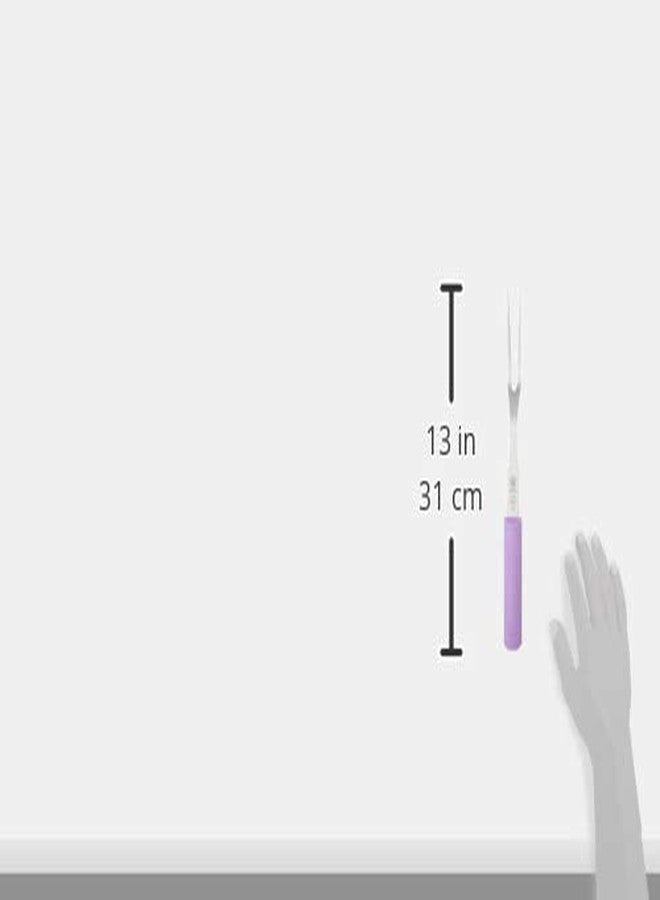 Mercer Culinary Millennia Fork, 8 Inch Blade length, Purple Handle - Image 5