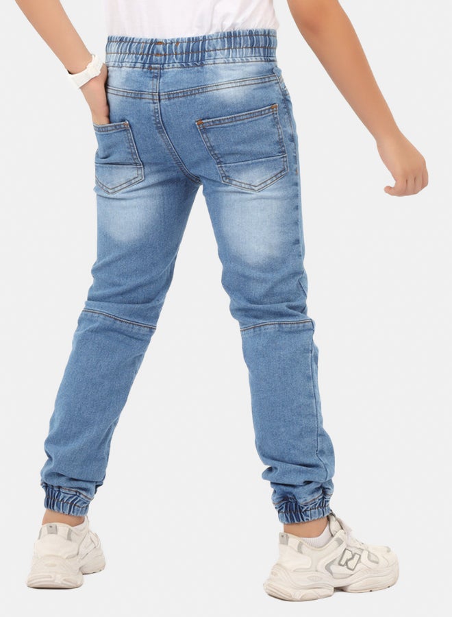 EGY WEAR Boys Light Blue Jeans Pants - Image 2