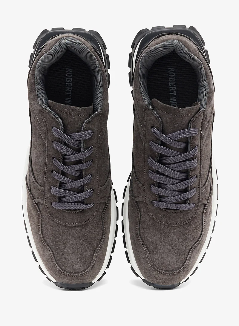 Robert Wood Suede Sneakers