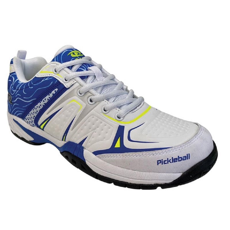 Acacia DINKSHOT II Pickleball Shoes, White/Royal- Mens 6.5 /Womens 8.0 - Image 1