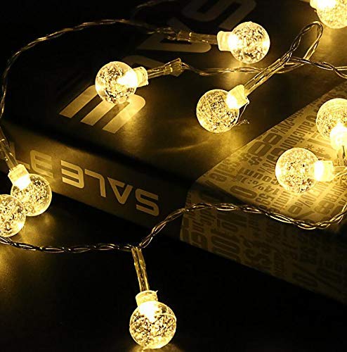 Lexton Bulb-Design Glass Light With USB For Home And Outdoor Decoration (Yellow, 10 Bulbs) - Image 2