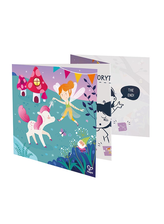Hape 4-in-1 Fairytale | Educational Puzzle for Kids, with Cotton Bag | 80 x 20 cm | 3Y+ - Image 4