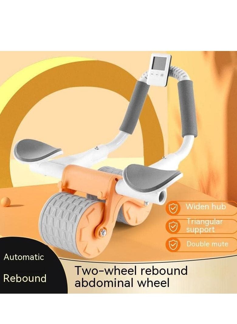 Generic COOLBABY new with timer ab abdominal exercise roller elbow support ABS roller wheel core exercise equipment automatic rebound abdominal wheel.  - Image 5