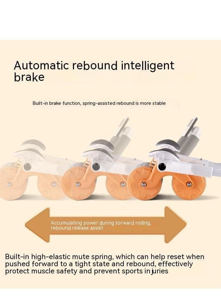 Generic COOLBABY new with timer ab abdominal exercise roller elbow support ABS roller wheel core exercise equipment automatic rebound abdominal wheel.  - Image 3