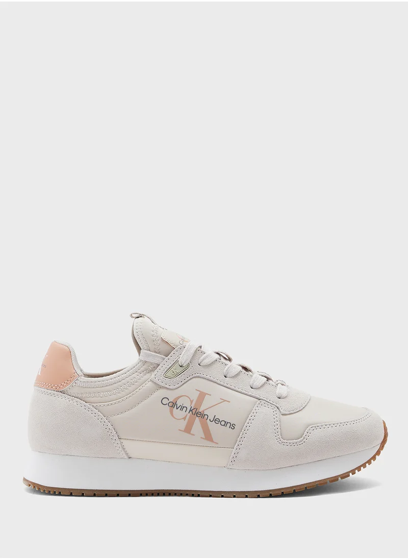 كالفن كلاين جينز RUNNER SOCK LACE UP TRAINERS