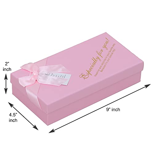 Webelkart Rose with Gift Box and Teddy Beer- 7 in, Valentines Gift for Girlfriend and Boyfriend (Pink Box with Teddy) - Image 4
