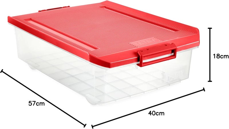 Tatay Underbed Organizing Tray - 32 Litre Capacity - Image 3