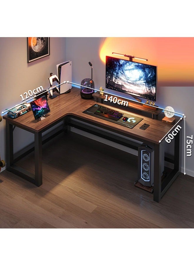 KLNAMAEAAN Computer and Multifunction Table Home Office Workstation 140X120 cm (Left Corner) - Image 1