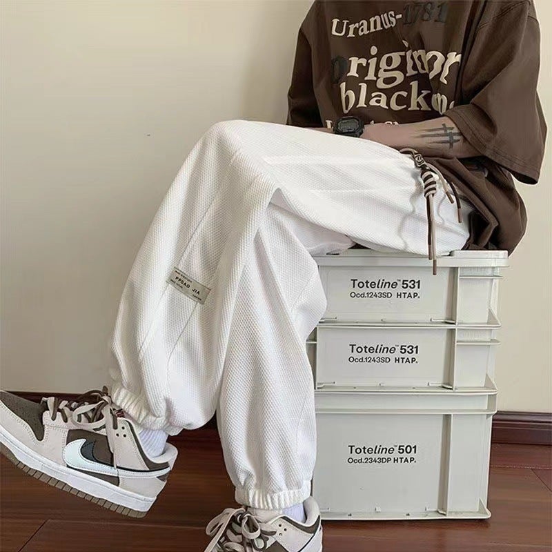 Men'S Pants 2023 New Trendy American Style Loose Jogger Sweatpants Versatile Casual Long Pants - Image 5