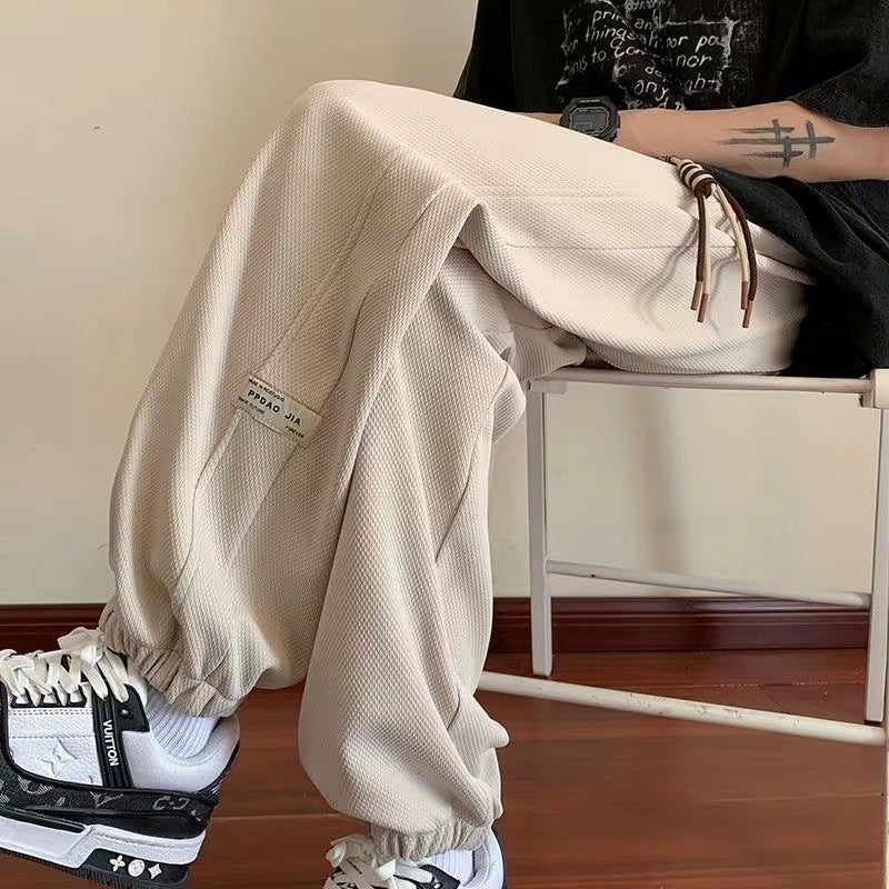 Men'S Pants 2023 New Trendy American Style Loose Jogger Sweatpants Versatile Casual Long Pants - Image 4
