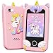 KOKODI Kids Smart Phone Touchscreen HD Dual Camera Cell Phone for Kids Christmas Birthday Gifts Dinosaur Child Play Phone for Girls 310 Travel Toy Preschool Learning Education Toy - Image 3