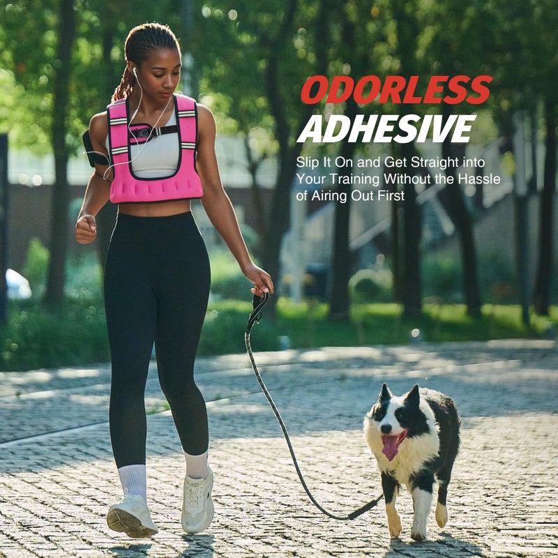 ZELUS Weighted Vest for Women Men, 6/8/12/16/20LB U-Shaped Ergonomic for Even Weight Distribution, Odorless Workout Vest with SGS Certification, Arm Pocket & Back Mesh Pouch for Training & Running - Image 3