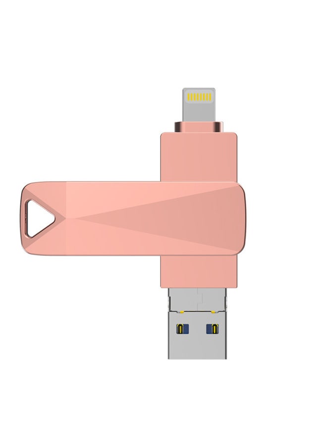 Computer U Disk Multi-function 1TB 2TB For HuaweiFor AppleTypec Android Computer Mobile Phone U Disk-Color:Pink-Capacity:2tb - Image 1