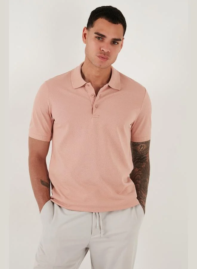 Buratti  Buratti Cotton Regular Fit Buttoned Polo Collar T Shirt Men's Polo Collar T-Shirt 5902127 for Men | Best Price UAE