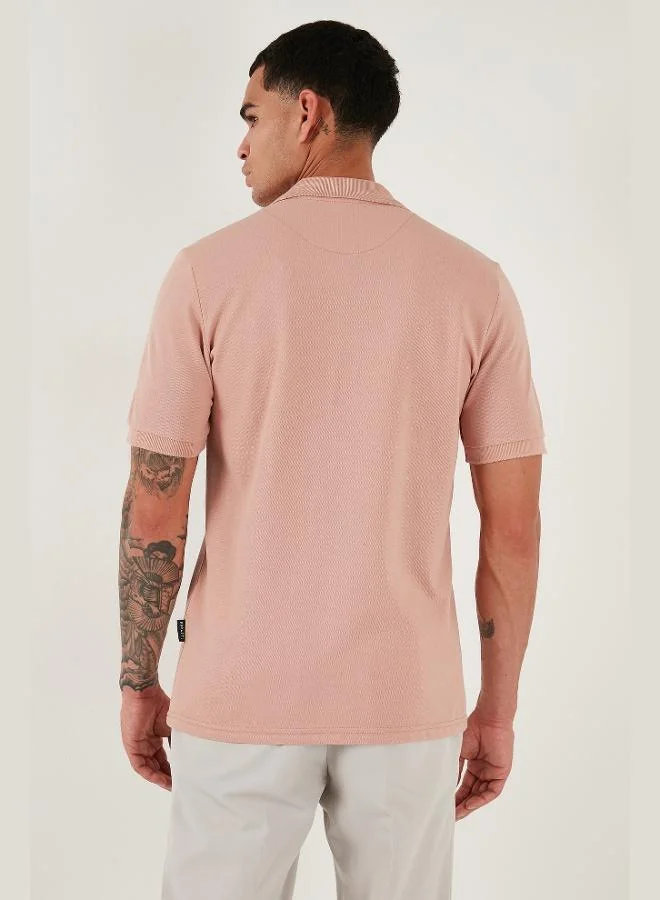 Buratti  Buratti Cotton Regular Fit Buttoned Polo Collar T Shirt Men's Polo Collar T-Shirt 5902127 for Men | Best Price UAE