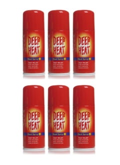 DEEP HEAT Deep Heat Fast Relief Spray 150ml 6 PCS 