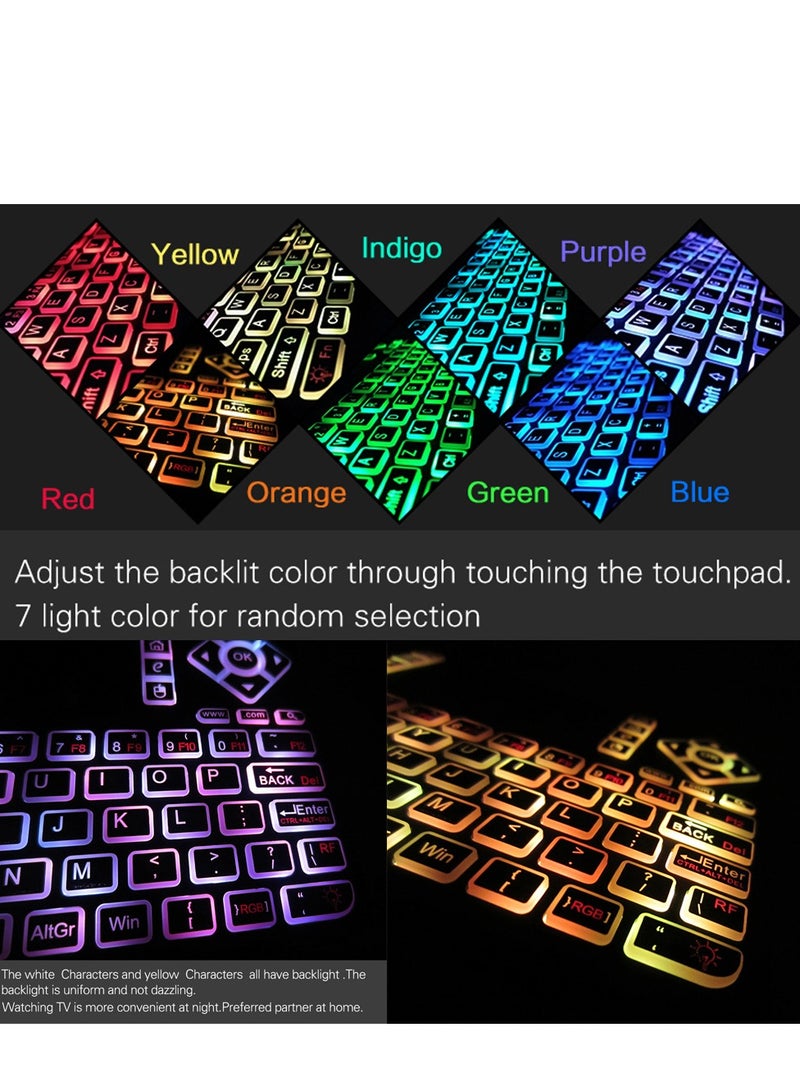 Q9 2.4G RF Wireless Mouse Combo Handheld Remote Control Keyboard With Touchpad - English  - Image 2