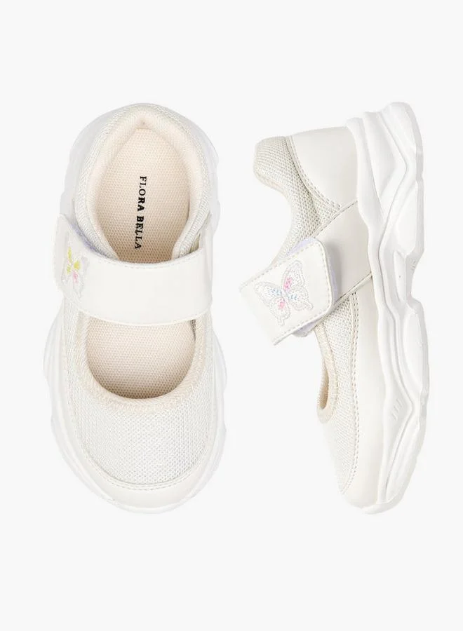 فلورا بيلا من شو إكسبرس Girls Hook And Loop Ankle School Sneakers