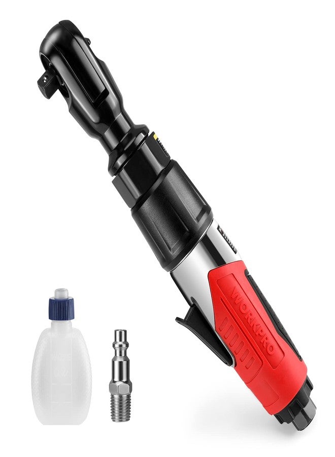 ووركبرو مفتاح ربط هوائي WORKPRO مقاس 3/8 بوصة، عزم دوران أقصى 50 قدمًا/رطل، 160 دورة في الدقيقة، عادم قابل للتعديل 360 درجة، تحكم أمامي/خلفي، هدية رائعة للرجال والأب - Image 1