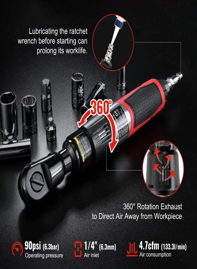 ووركبرو مفتاح ربط هوائي WORKPRO مقاس 3/8 بوصة، عزم دوران أقصى 50 قدمًا/رطل، 160 دورة في الدقيقة، عادم قابل للتعديل 360 درجة، تحكم أمامي/خلفي، هدية رائعة للرجال والأب - Image 4