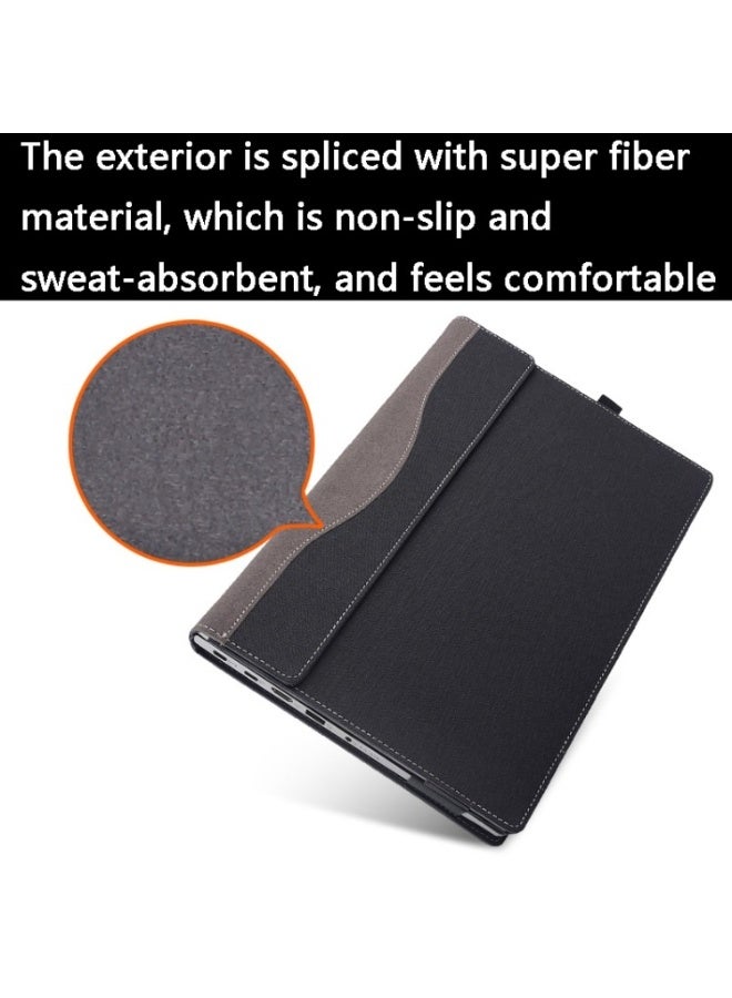 general Laptop Cover Compatible with Lenovo ThinkPad E15 Gen 4 15.6 inch (Not Suitable for Other Models) Mobile Sleeve Computer Bag Protective PU Leather Shell - Image 3