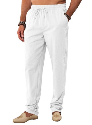 Mens Kaftan Thobe Pants Cotton Casual Elastic Waist Drawstring Muslim Trousers Summer Yoga Kurta Pants with Pockets - pzsku/Z5A276EEA43B71F78A28CZ/45/1746220579/d9d33635-0615-4762-b0c8-3fcb3b6c4977