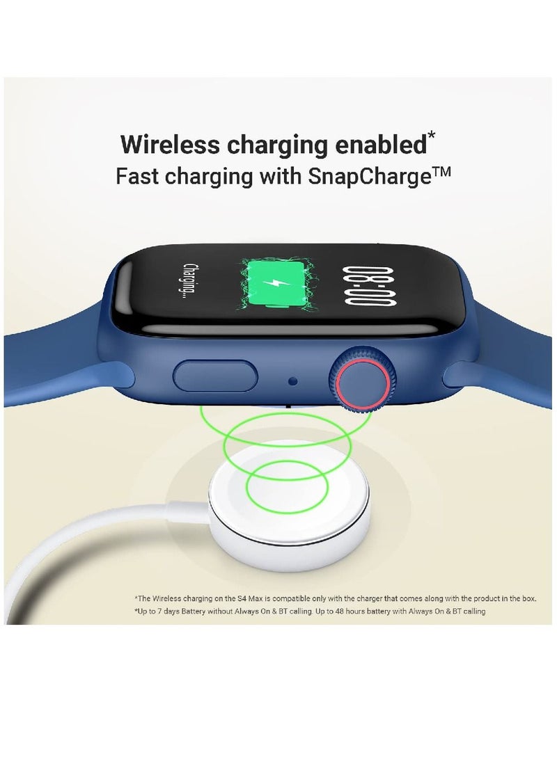 Zoom Plus Bluetooth Calling Full Touch Display Multi-Function Smartwatch For Men & Women Blue - Image 3