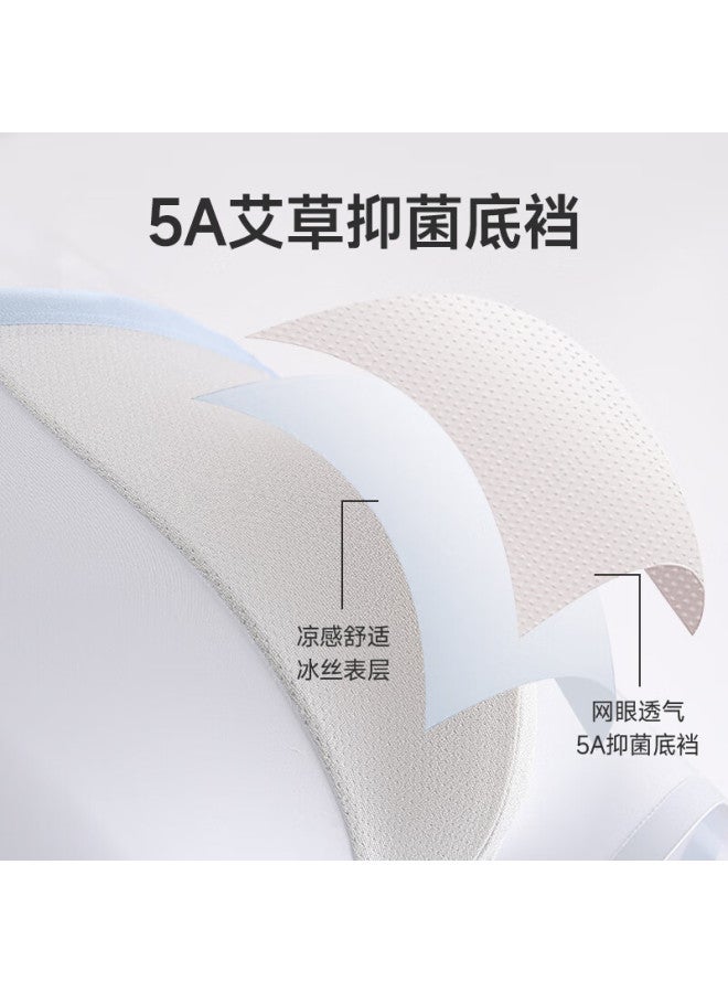 Yilanfen Youth Underwear Boys Ice Silk Breathable Antibacterial Developmental Period Student Junior High School High School Boys Big Kids Square Pants - Image 4