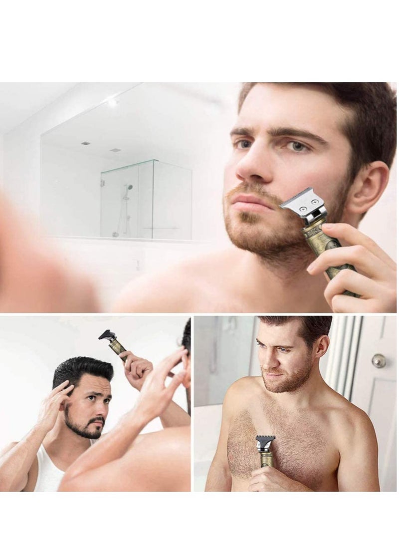 Mens Cordless Hair Carving Trimmer Clippers Tools - Image 4