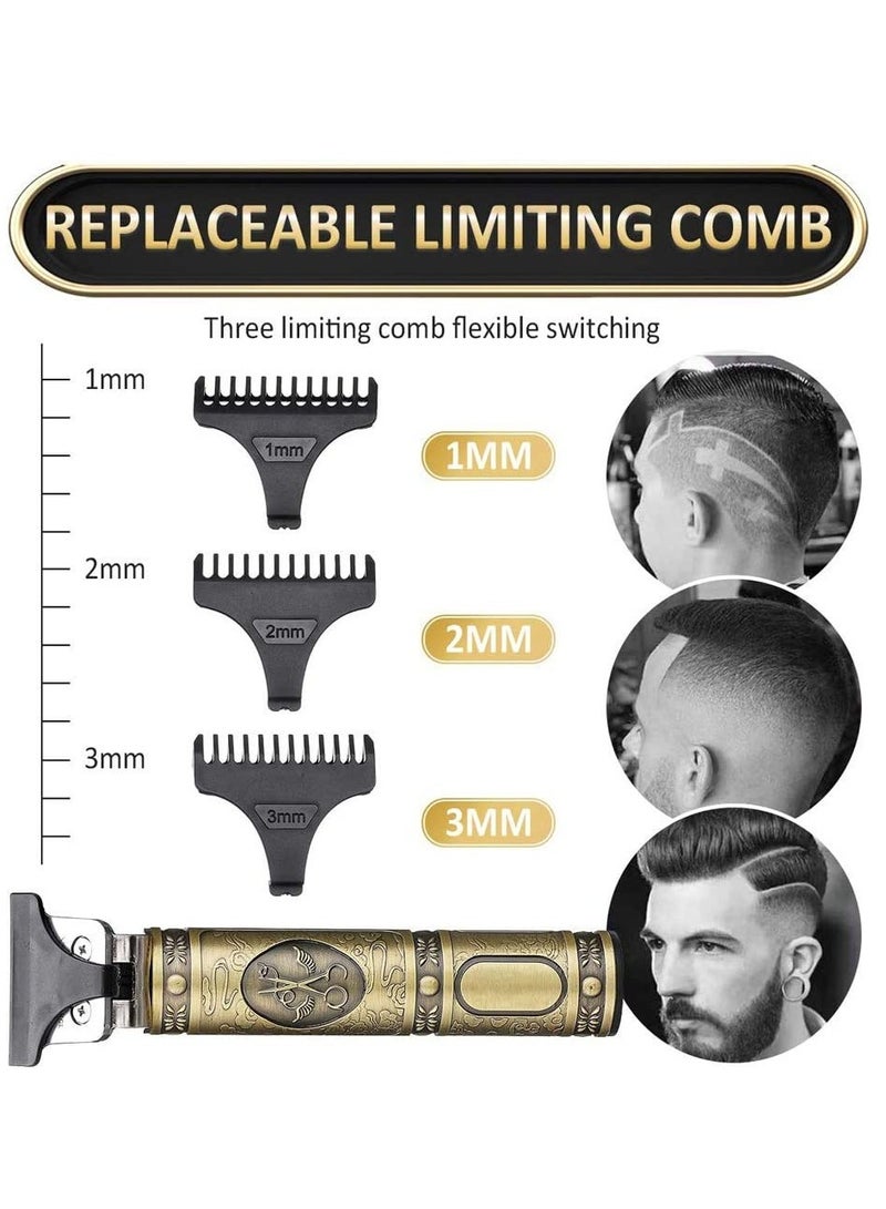 Mens Cordless Hair Carving Trimmer Clippers Tools - Image 3