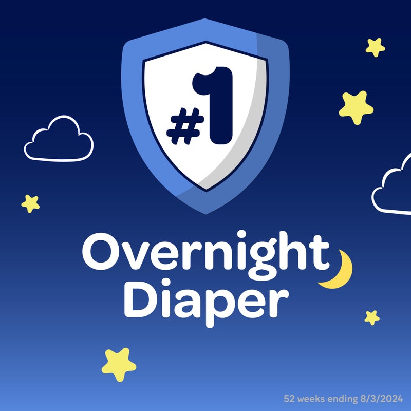Huggies Size 5 Overnites Baby Diapers: Overnight Diapers, Size 5 (27+ lbs), 100 Ct (2 Packs of 50) - Image 4