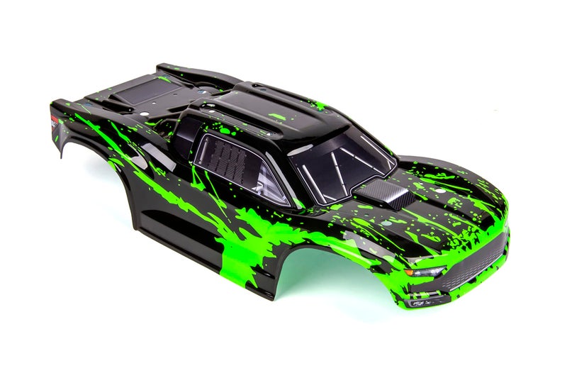 SummitLink Custom Body Muddy Green Compatible for ARRMA VORTEKS 3S 4x4 4x2 BLX 110 Stadium TruckVBG01 - Image 3