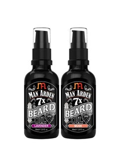 7X Beard Oil Grooming Combo | Beard Oil (Musk) + Beard Oil (Lavender) 30Ml Each