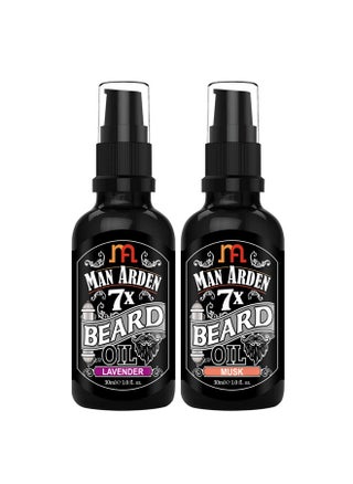 7X Beard Oil Grooming Combo | Beard Oil (Musk) + Beard Oil (Lavender) 30Ml Each - pzsku/Z5A27E2D5FD9C7B99B6C4Z/45/_/1735816760/c2e65440-3f14-4d87-b01b-5c9e327ad556