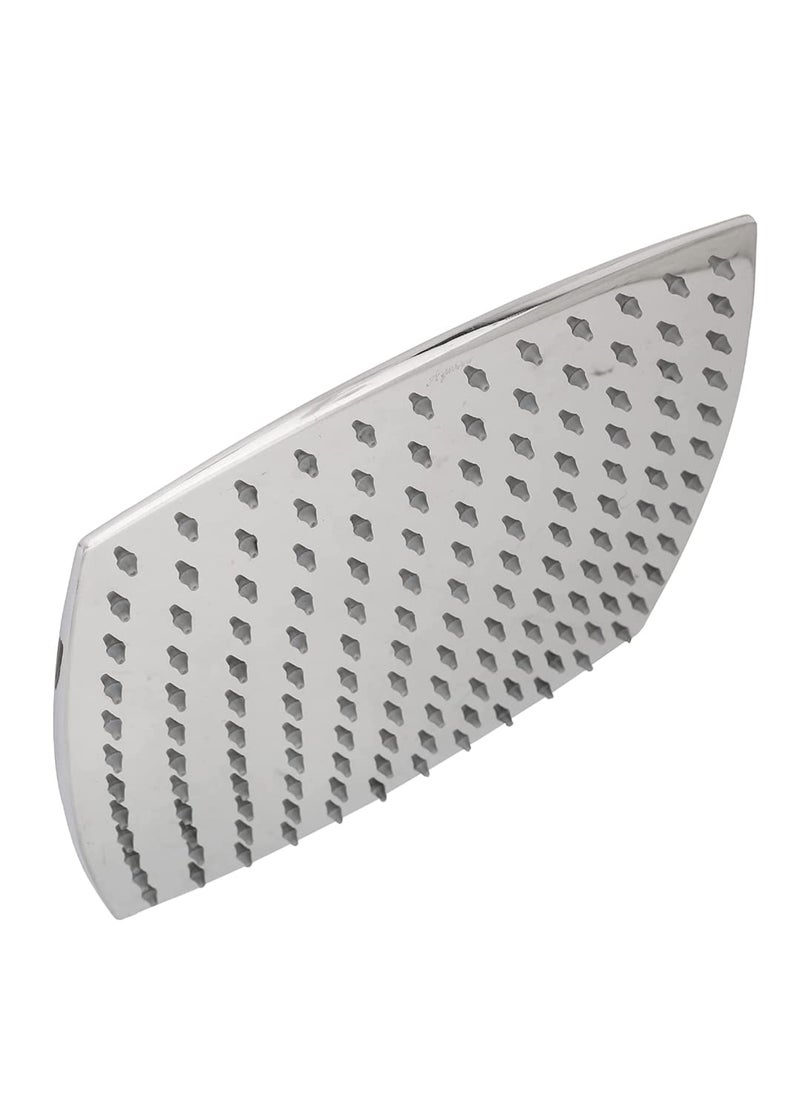 Carnival CARNIVAL CURVE 12x12 Overhead Rain Shower Head For Bathroom | Ceiling Shower Head for Bathroom Stainless Steel Grade 304 | Chrome Plated Finish,Ceiling Mounted Installation type (12x12)  - Image 1