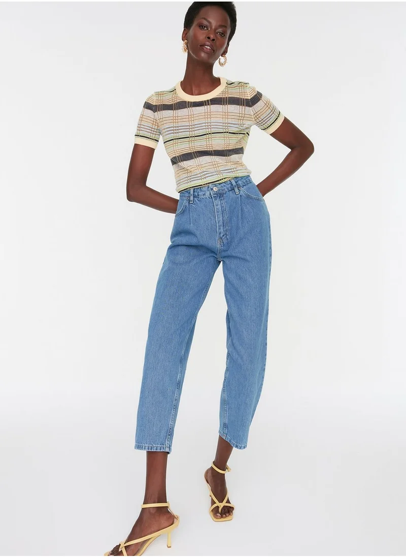 trendyol High Waist Ankle Jeans