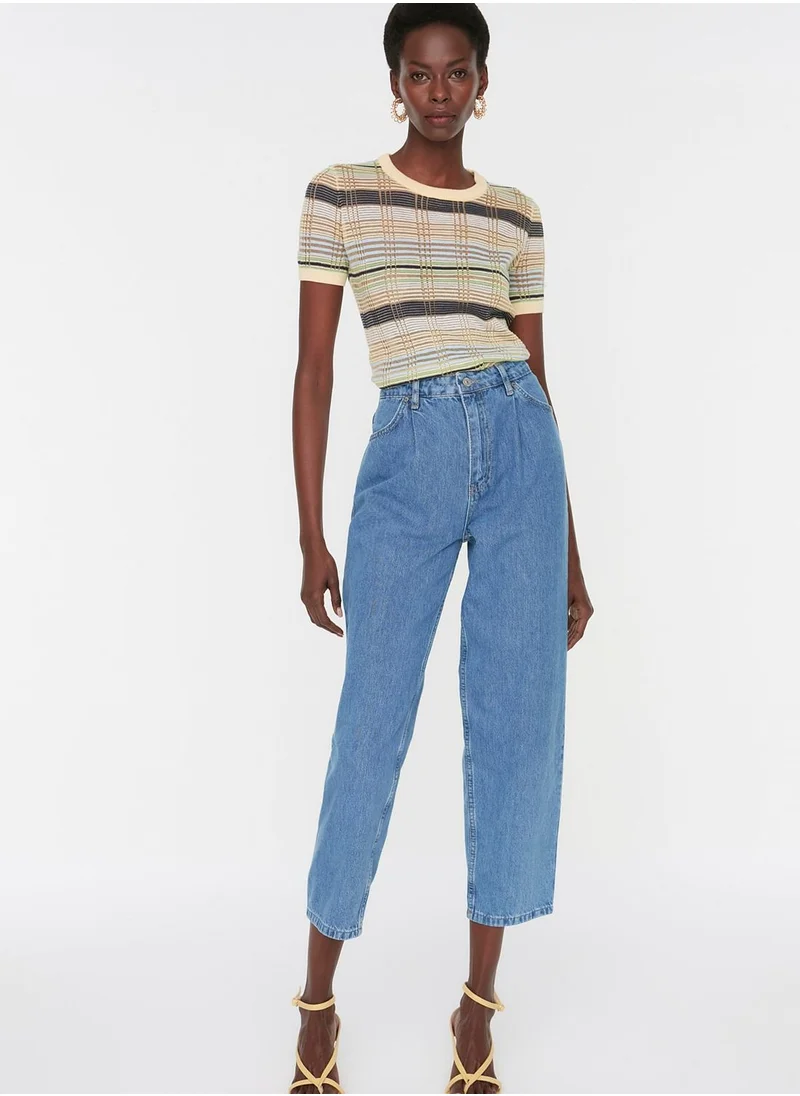 trendyol High Waist Ankle Jeans