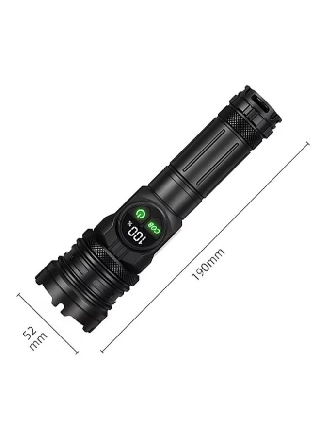 COBA Rechargeable Flashlight 100W Handheld Spotlight – 1000 lm Brightness, Multi-Mode, USB-C Charging, 1000 m Range - Image 3