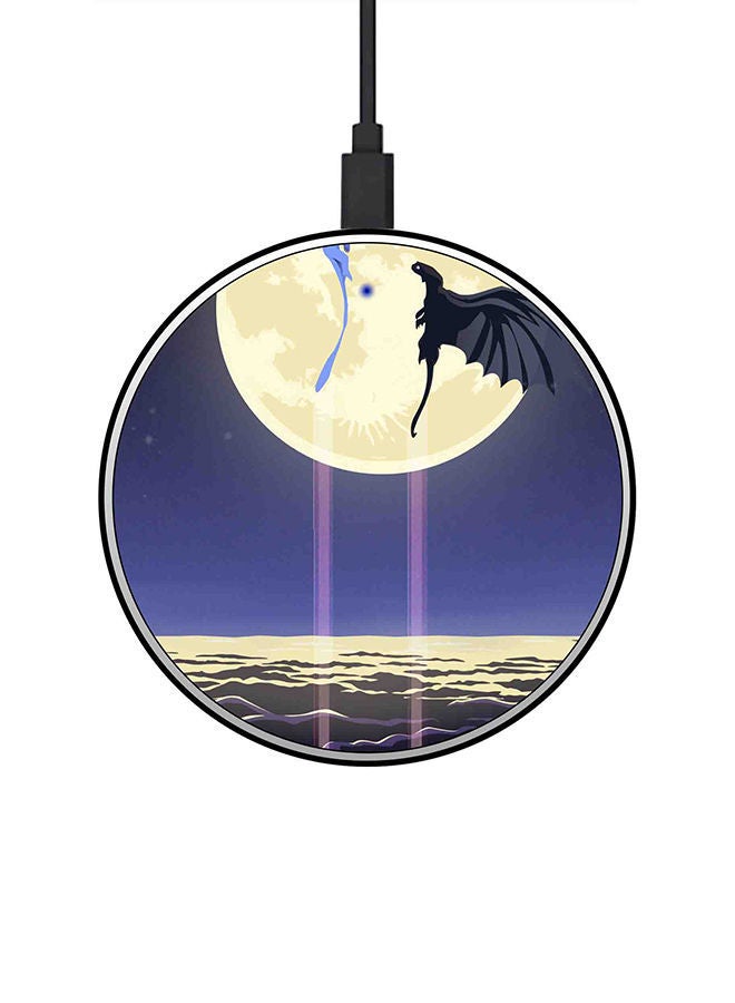 نيبمينينت شاحن لاسلكي سريع رفيع للغاية بقدرة 15 وات متعدد الألوان