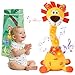 LLUKEME Dancing Talking Lion Toy Stuffed Animal Baby Toy Repeating What You Say Easter Toys for Kids Glowing Musical Electronic Lion with Fluffy Mane Gifts for Toddlers 13 Years Old - Image 2