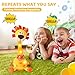 LLUKEME Dancing Talking Lion Toy Stuffed Animal Baby Toy Repeating What You Say Easter Toys for Kids Glowing Musical Electronic Lion with Fluffy Mane Gifts for Toddlers 13 Years Old - Image 4