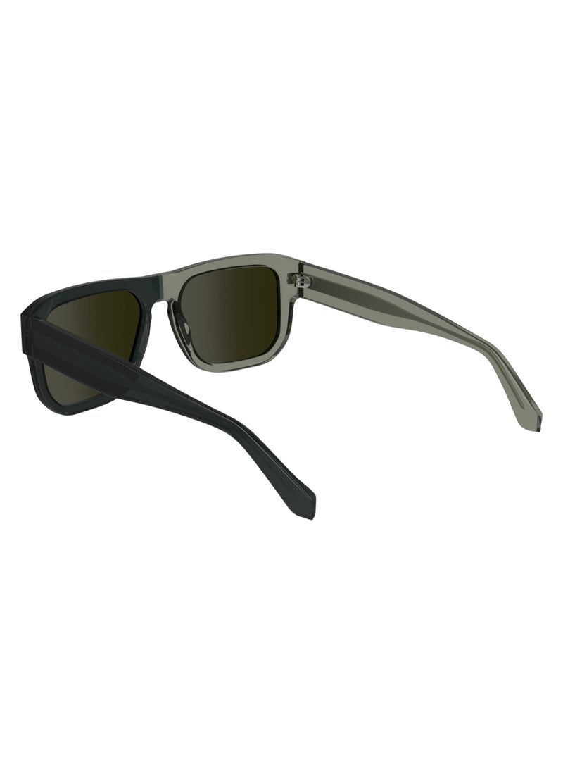 Calvin Klein Jeans FULL RIM ACETATE MODIFIED RECTANGLE CALVIN KLEIN JEANS SUN CKJ24607S  5517 (057) GREY TO DARK GREY  - Image 5