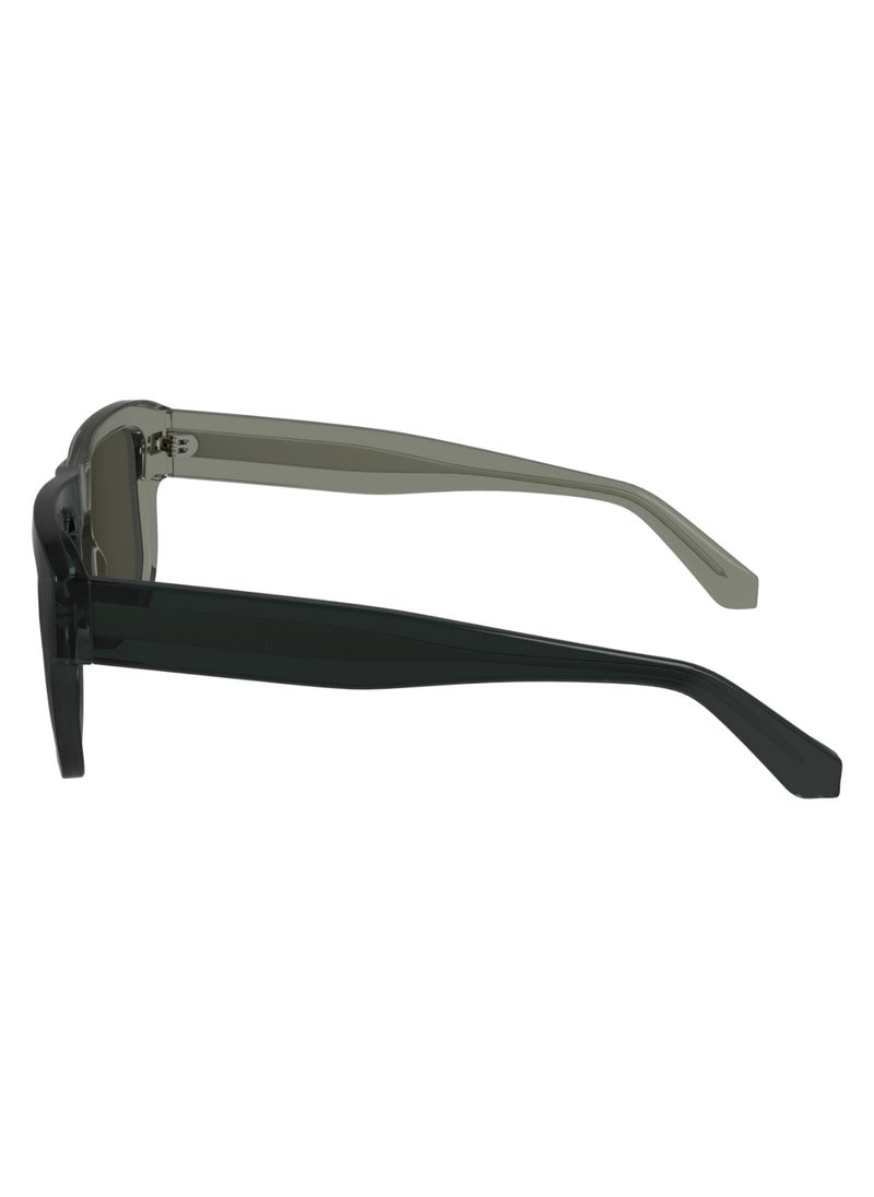 Calvin Klein Jeans FULL RIM ACETATE MODIFIED RECTANGLE CALVIN KLEIN JEANS SUN CKJ24607S  5517 (057) GREY TO DARK GREY  - Image 4