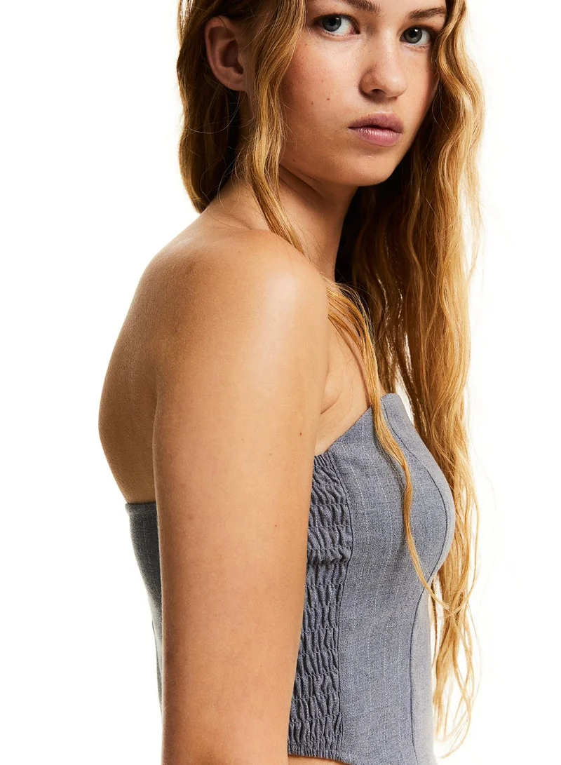 H&M Ruched Detail Corset Top