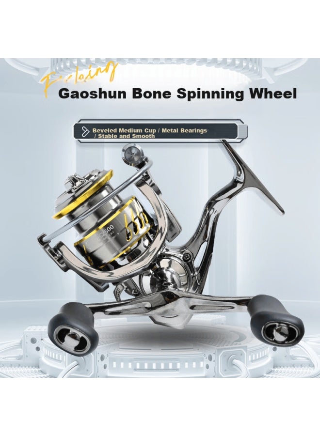 Grsaed Stc2500 Spinning Reel Universal Metal Fishing Line Reel Sea Rod Long Casting Reel - Image 1