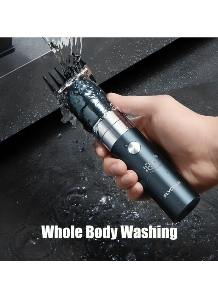 FLYCO - Flyco Cordless Hair Clipper Professional Hair Trimmer For Men LED Display Hair Cutting Machine With Quality Storage Bag - Image 1