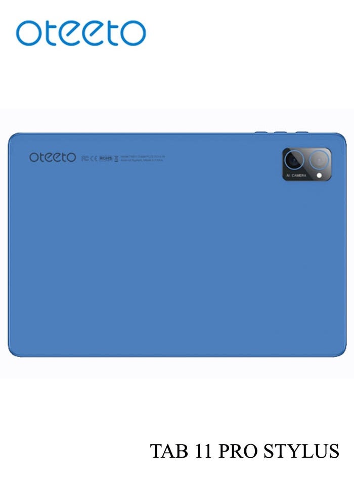 Oteeto TAB 11 Pro Stylus 8 GB RAM 512 GB ROM 10.1 Inch Display 5G Android Tablet PC With Wireless Keyboard Stylus Pen and 6000 mAh Battery Blue