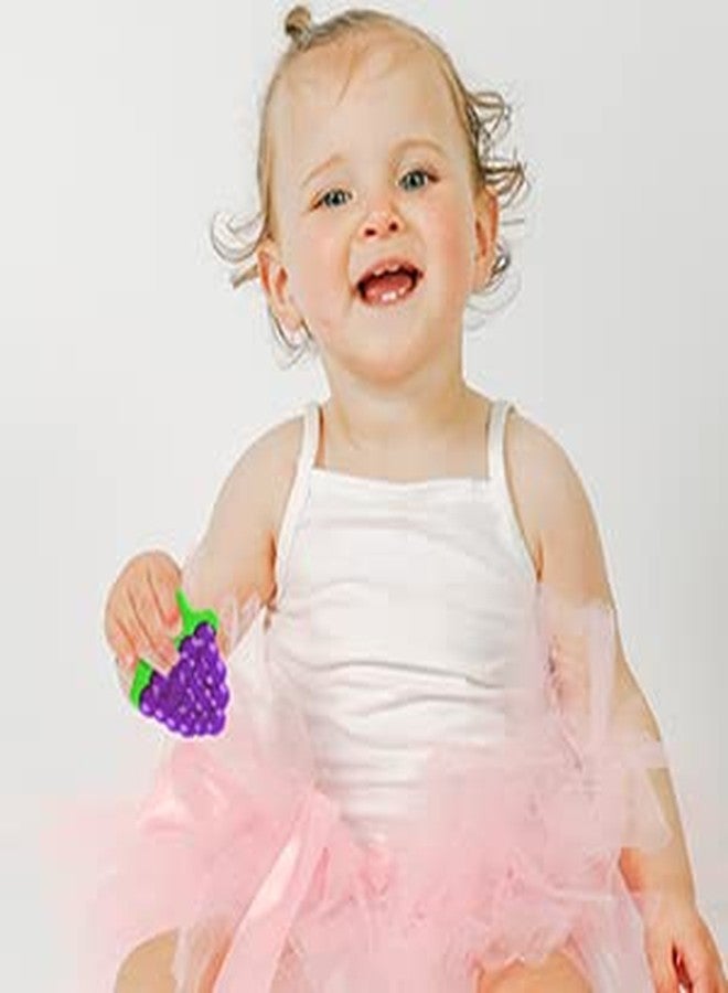Teddyify Non-Toxic Pacifier, Food-Grade Silicone Teether, BPA-Free, Fruit Designs (Colors and Design as per Availability of The Product)(Only 1 Teether from The Image as per The availibility) - Image 5
