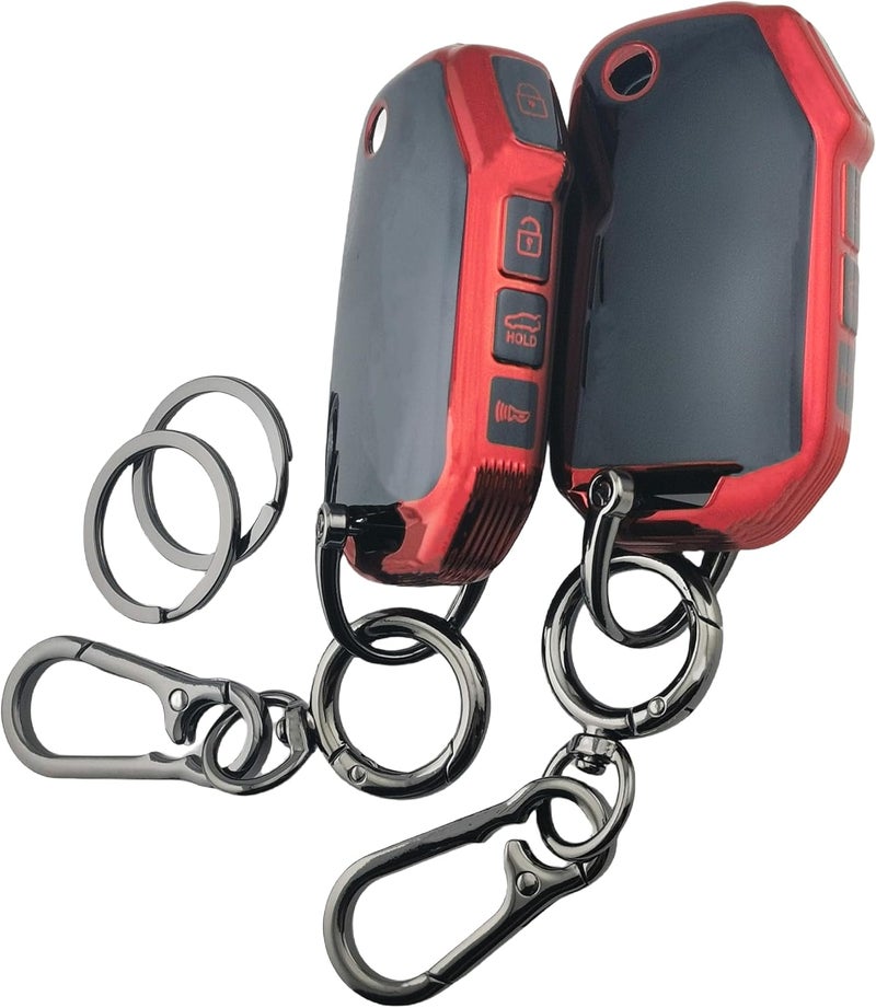 RUNZUIE TPU Key Fob Cover for Kia Models - Image 1