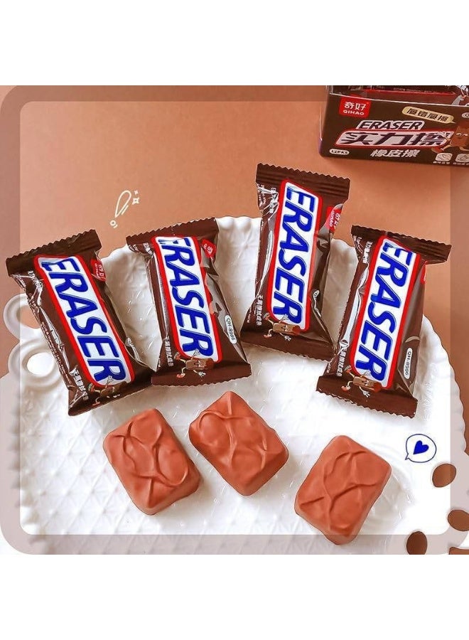 3D Chocolate Eraser, Clean Eraser, Unique Eraser, Ideal for Children and Students, 5 Pack - Image 2